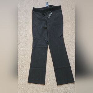 NWT Express Editor Dress Pants Charcoal Gray Size 6